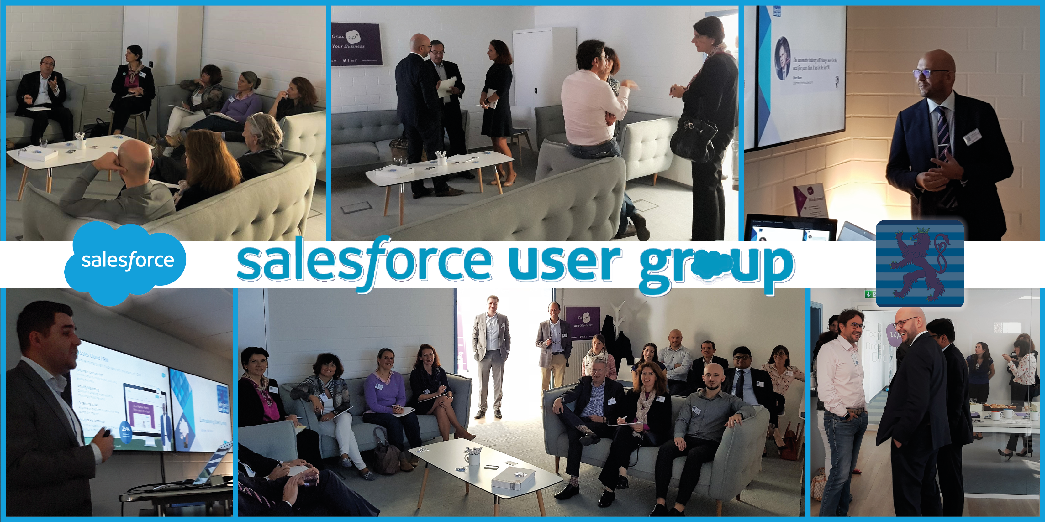 Luxembourg Salesforce User Group Members, October 8th event pictures